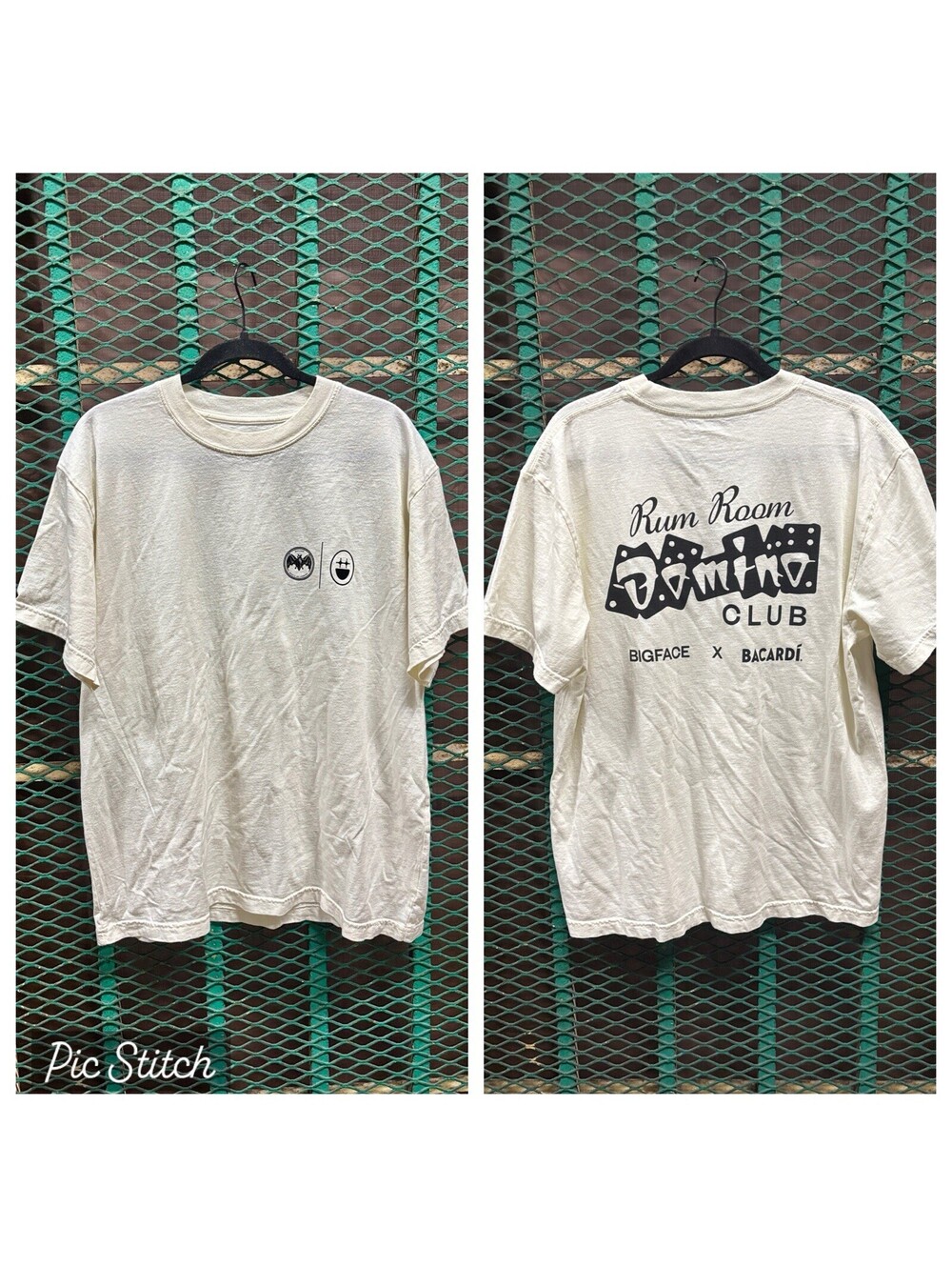 BigFace Bacardi Domino Club Coffee Orlando Florida shirt NBA Jimmy Butler XL Vtg